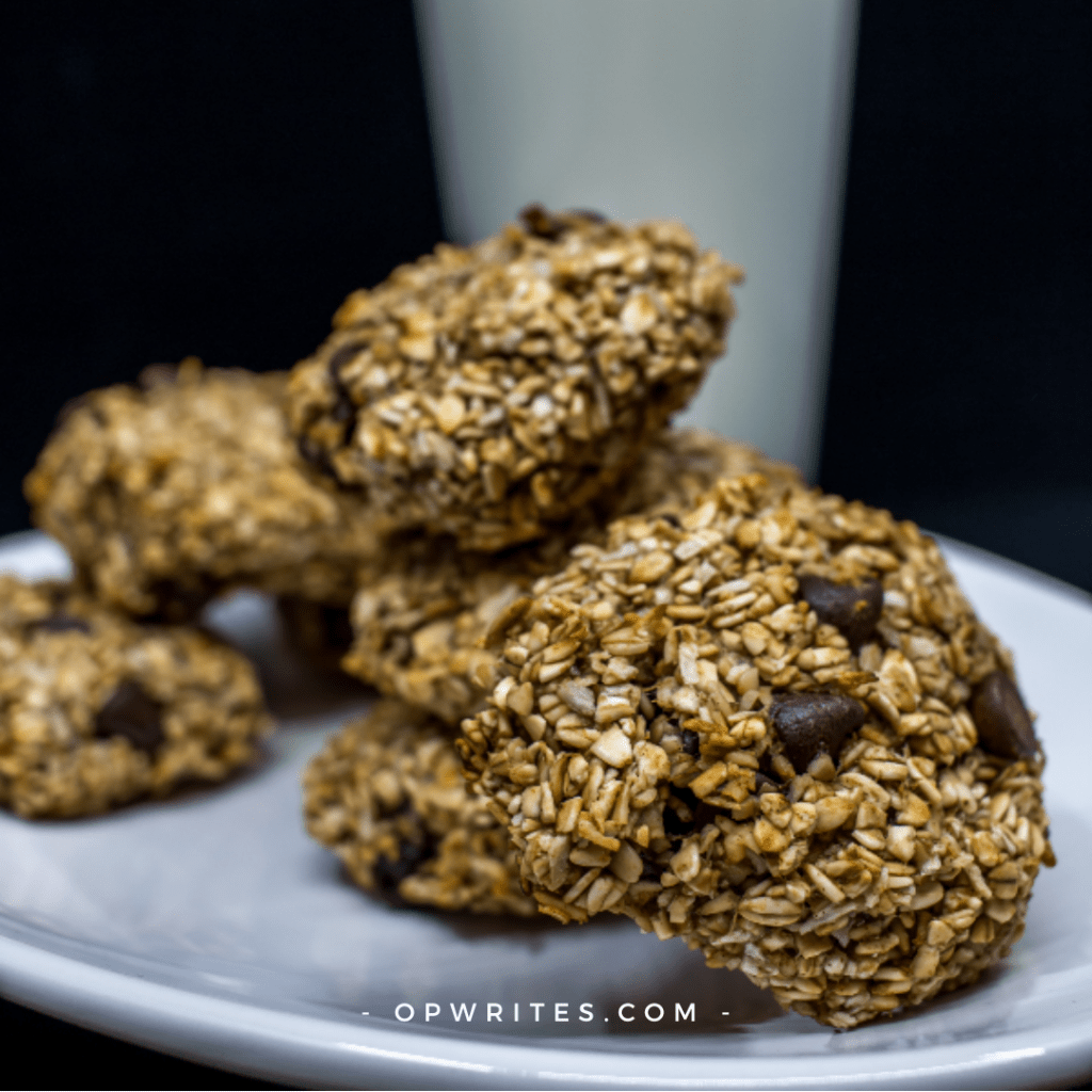 Easy, healthy banana cookies