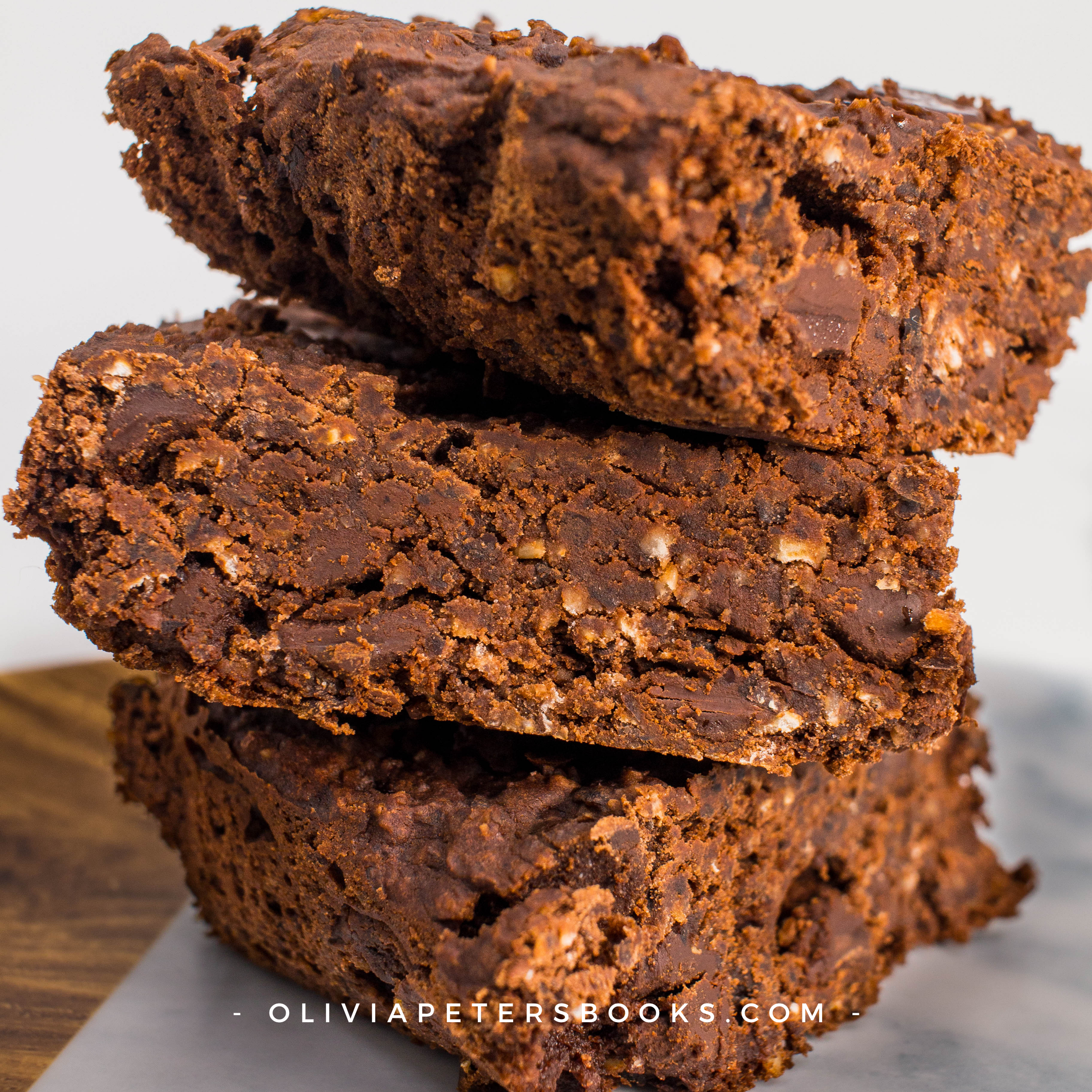 Vegan black bean brownies