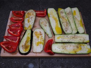 Grill Basket to BBQ Vegetables