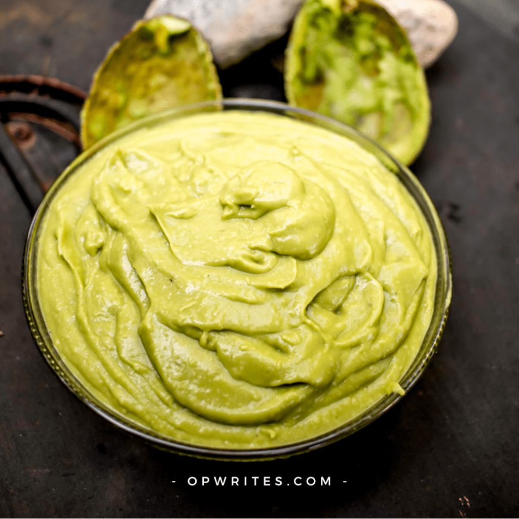 Healthy avocado spread