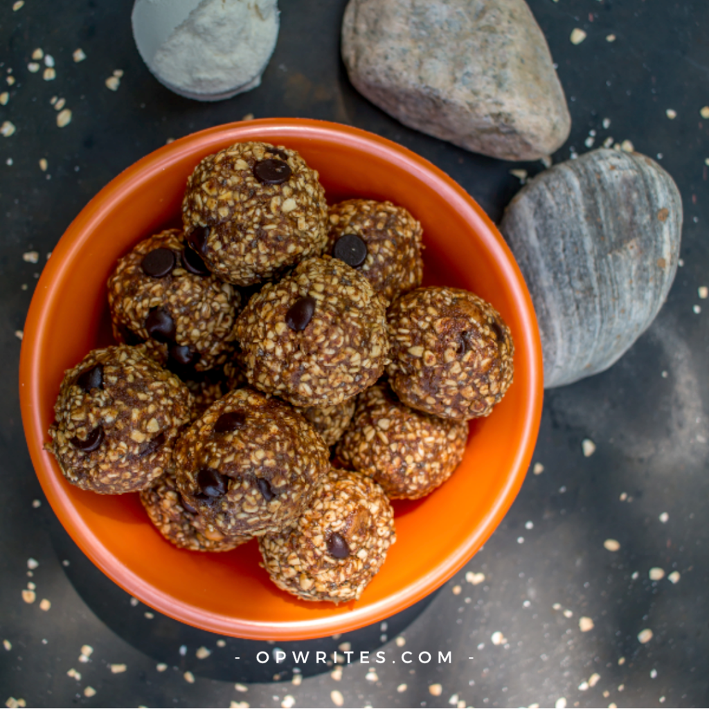 Protein balls that taste like cookies